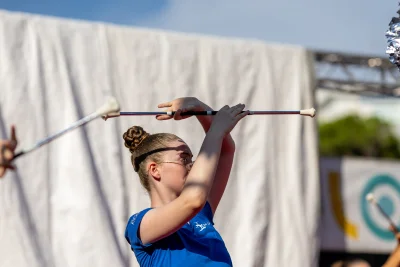 Esercizio a due bastoni — Majorettes Onda Azzurra, Jesolo