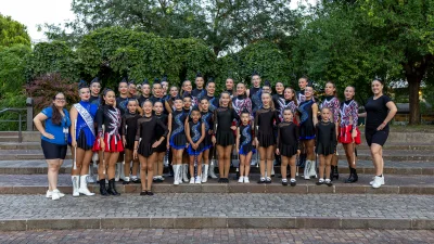 Foto di gruppo delle squadre partecipanti — Majorettes Onda Azzurra, Jesolo