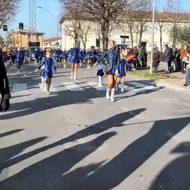Carnevale di Carbonera 2026 - Esibizione Live — Majorettes Onda Azzurra, Jesolo